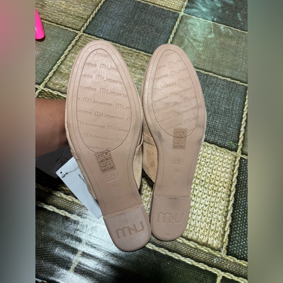 Musshoe Beige Suede Slip-On Loafers - Picture 5 of 7